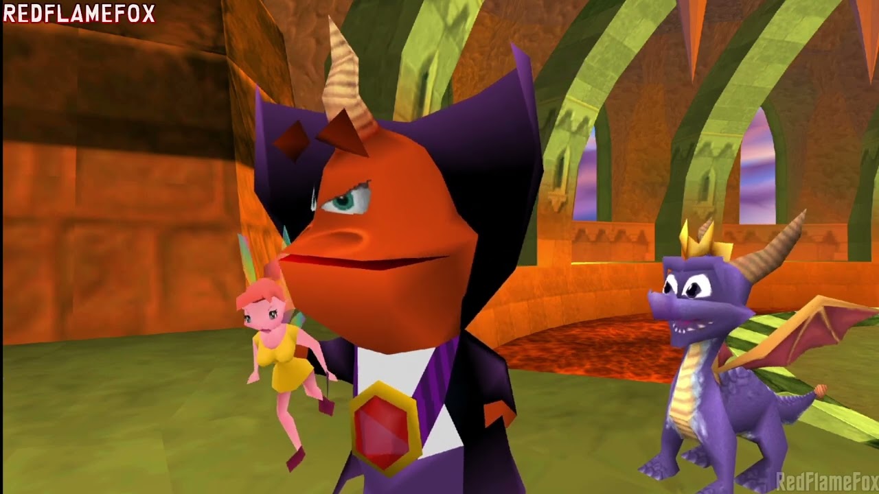 L'iconica voce di RIPTO su Spyro 2 PS1