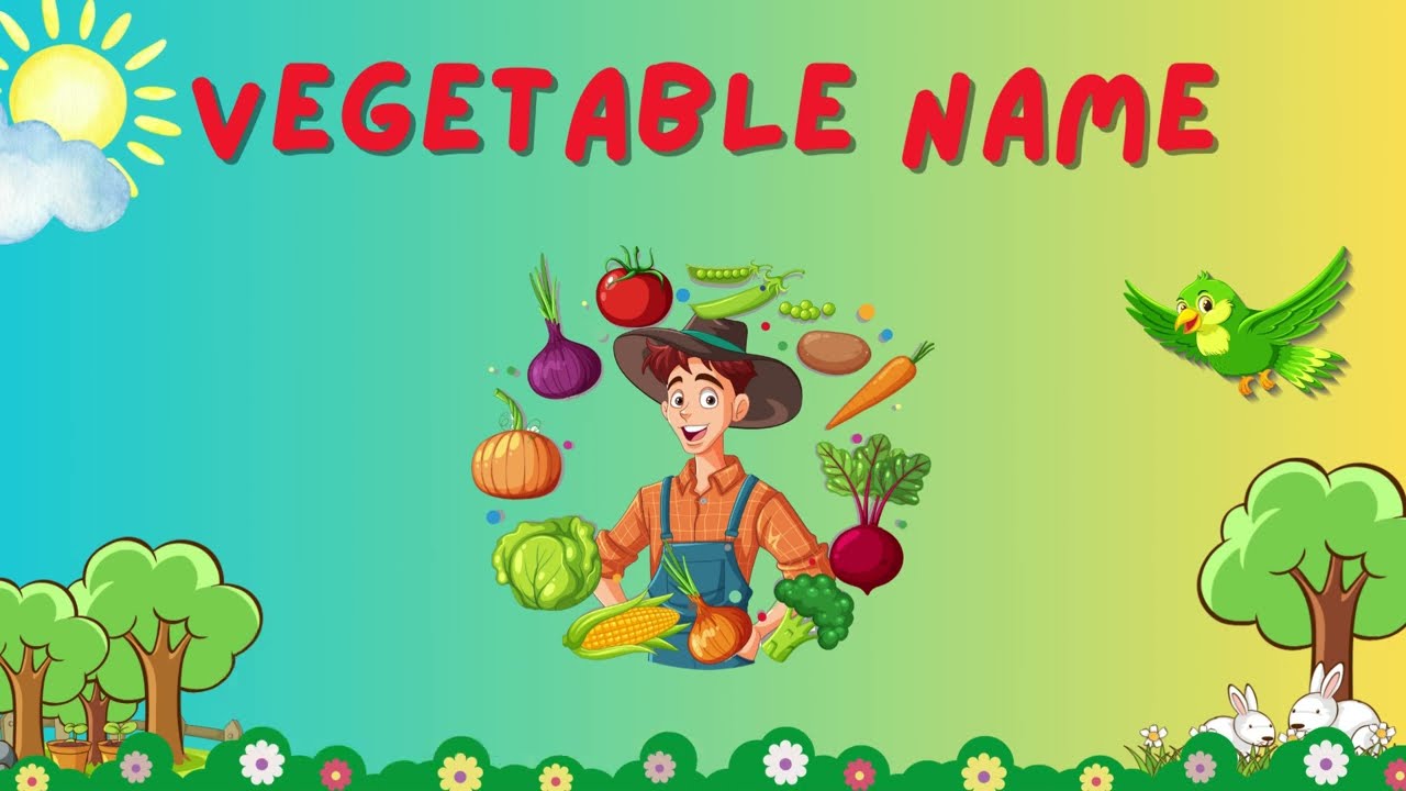 vegetable names#video#trendingvideo