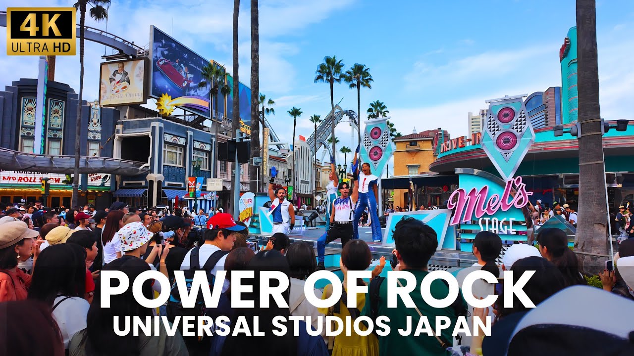 Power of Rock Show at Universal Studios Japan [4K]