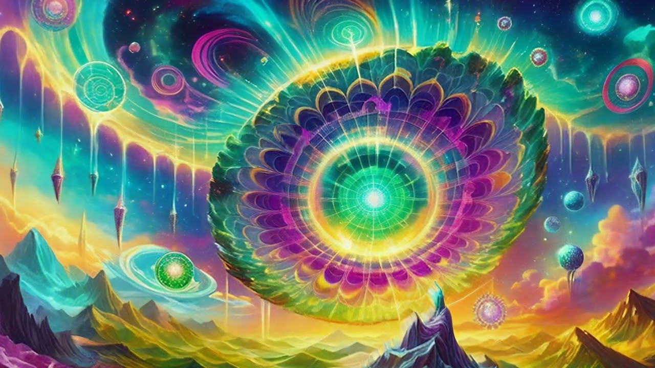 [4K UHD] Blossom Fractals Beyond Dimensions | Trippy Psychedelic Visuals