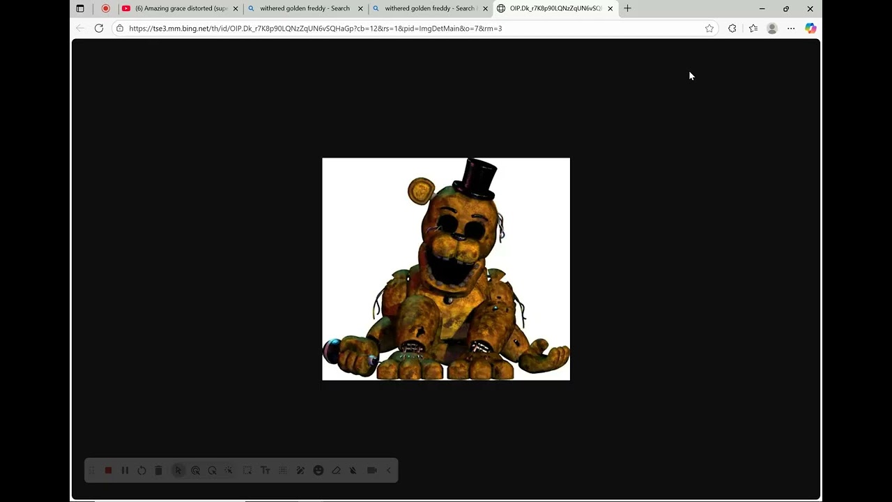Old Golden Freddy sings the fnaf song