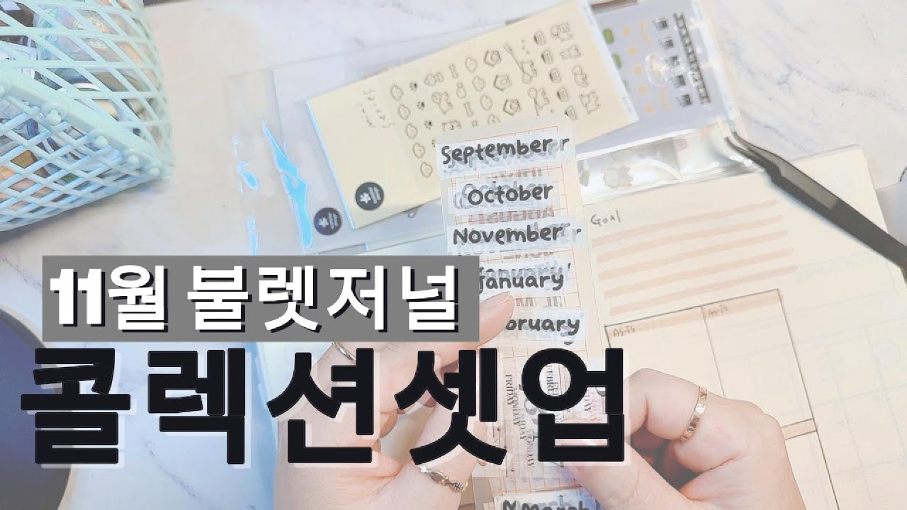 11월 불렛저널 컬렉션 셋업하기📝, 한달동안 쓸 컬렉션