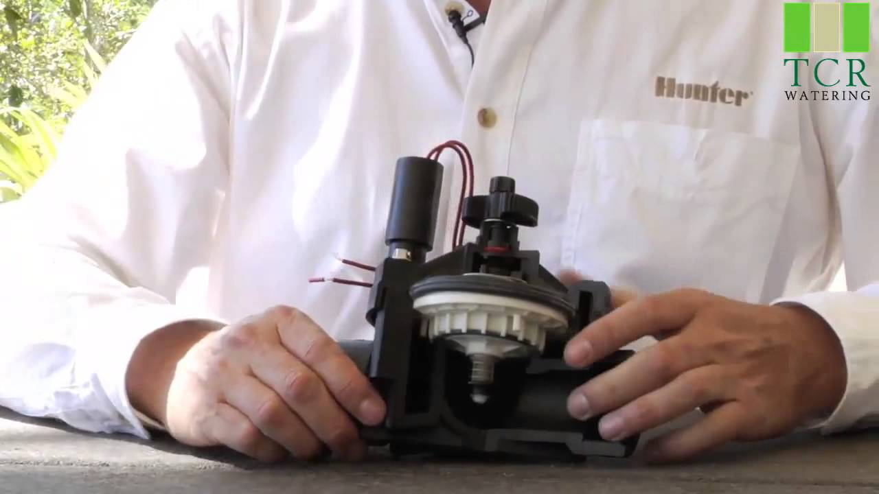 Hunter PGV Valve.  Overview of parts and operation.