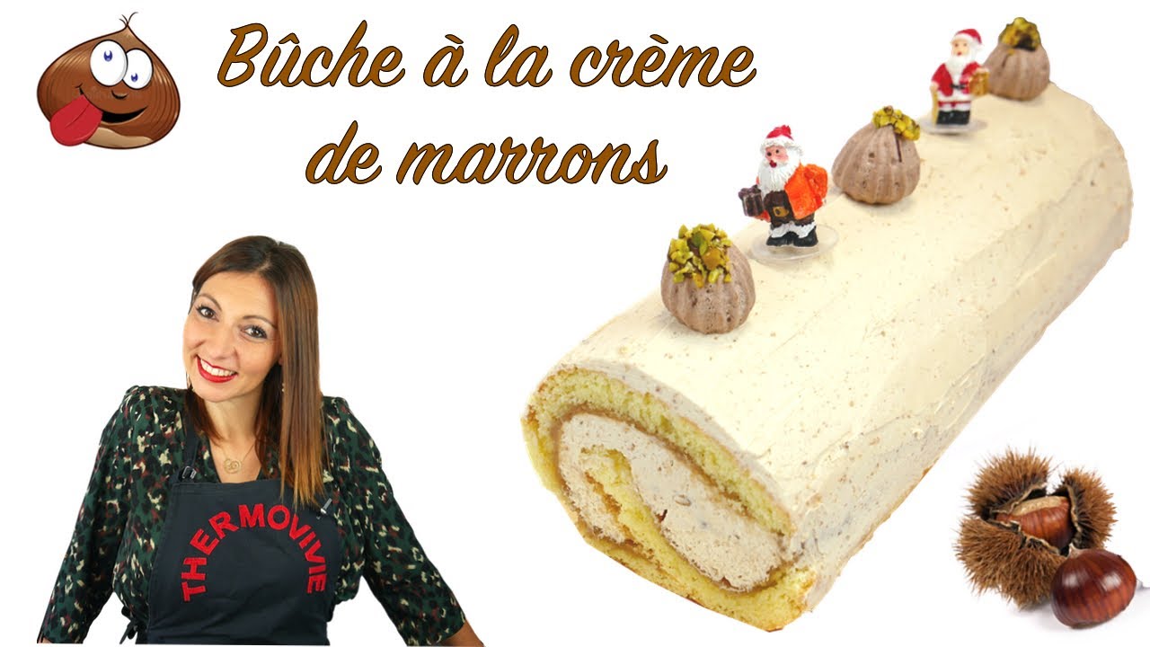 BUCHE à la crème de MARRONS