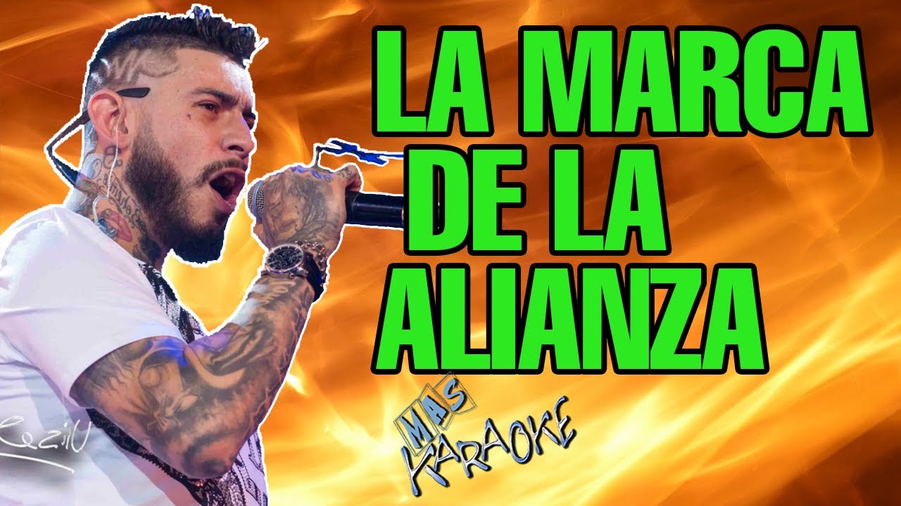 🎤 CANTAR 🎤 LA MARCA DE LA ALIANZA - Ulises Bueno | Karaoke Cuarteto para Cantar en Casa