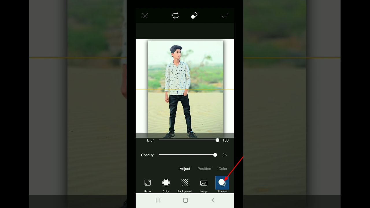 Instagram 3d shadow photo editing 10 सेकंड में करना सीखें step by step | picsart se editing | #short