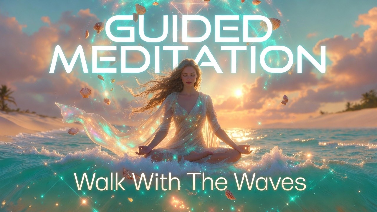 Guided Meditation for Deep Calm & Natural Flow | Ocean Sounds | Female Voice