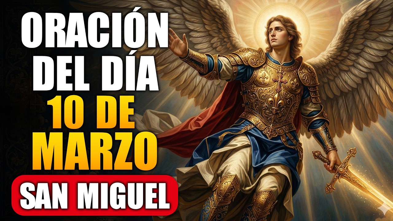 ¡San Miguel permanece en tu hogar y guarda a tu familia bajo su mirada fiel! Reza ahora