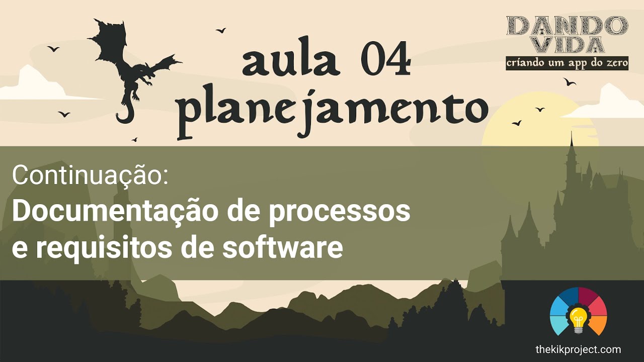 Dando vida [Aula 04] Continua&ccedil;&atilde;o da documenta&ccedil;&atilde;o de processos e requisitos de software