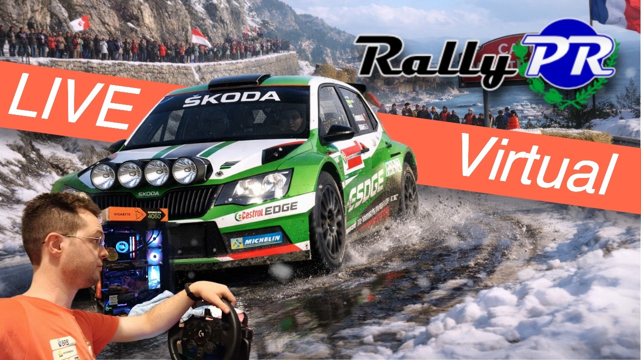 LIVE - 1ª etapa do RallyPR Virtual 2026 - Monte Carlo