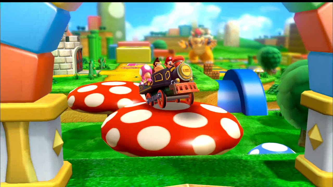 Mario Party 10 - Mushroom Park (Bowser & Team Mario - 2 Player) Mario, DK, Toadette, Luigi #85