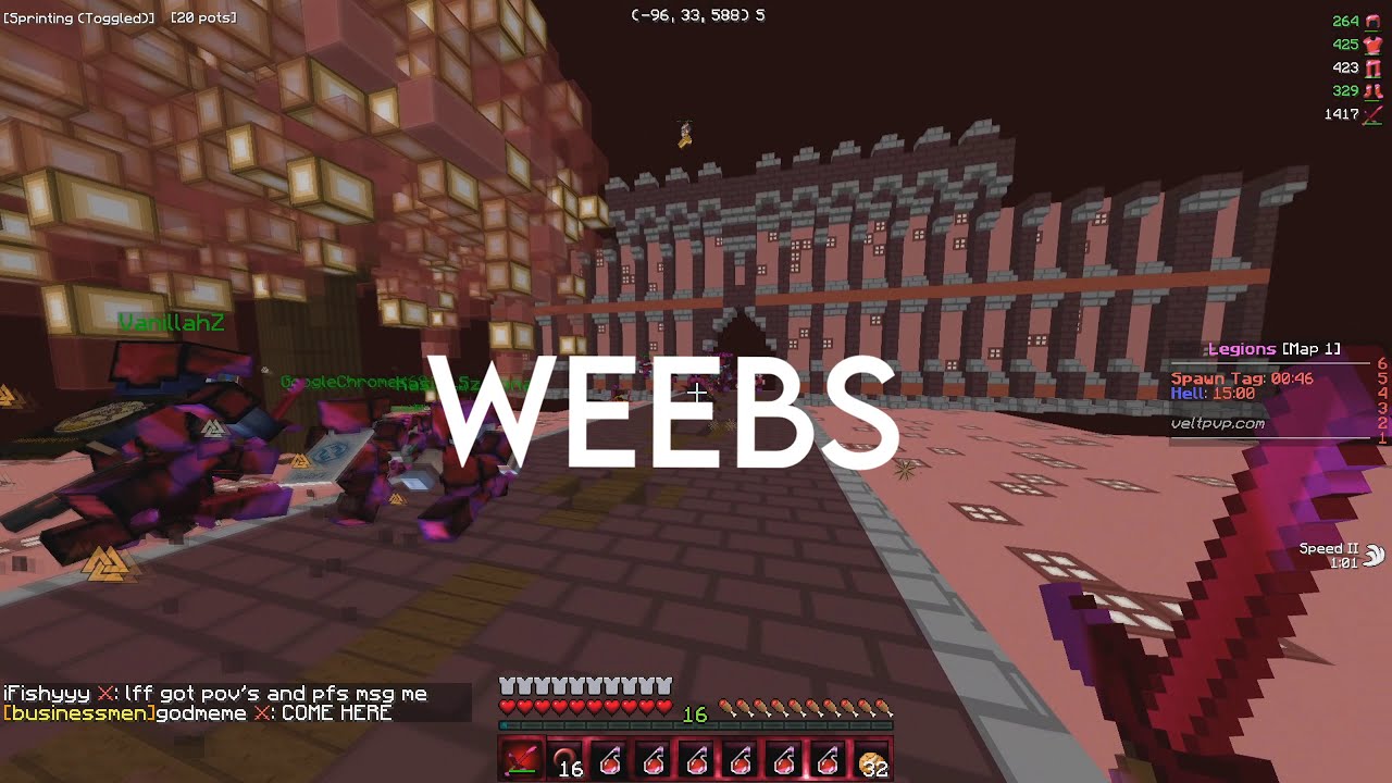 Serenity vs Weebs | Velt Legions Map 1