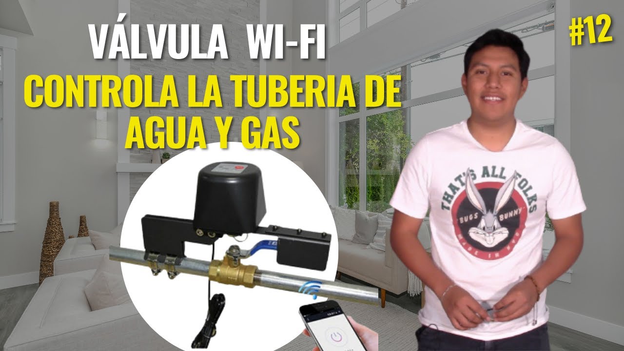 Valvula wifi: Controla las tuberias de agua ó gas cp12.