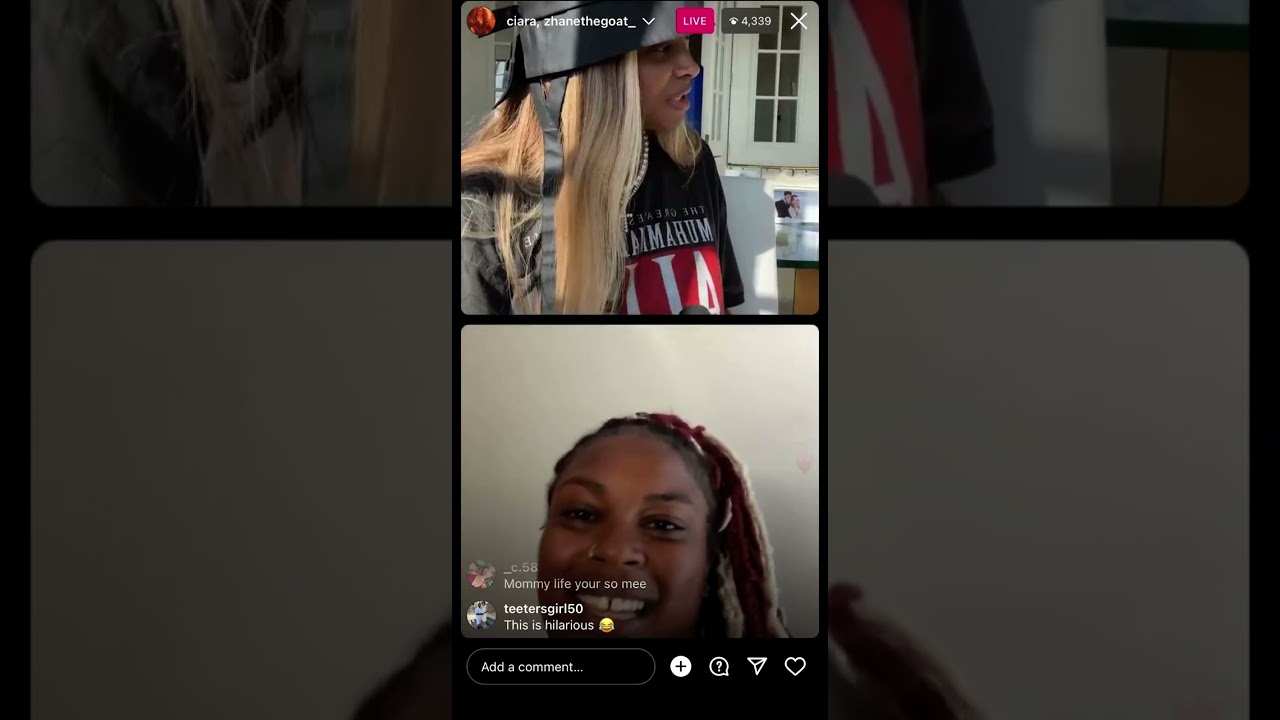 Ciara on Instagram Live 08/09/23 #ciara #chrisbrown