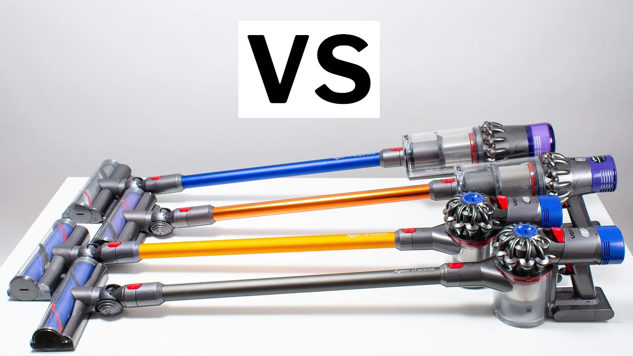 Dyson V7 против V8 против V10 против V11 (сравнение беспроводных пылесосов Dyson)