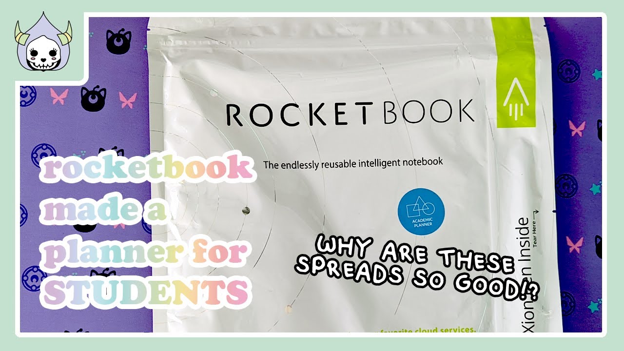 Taking a Look at the Rocketbook Academic Planner for Students ~ Lots of great spreads here!