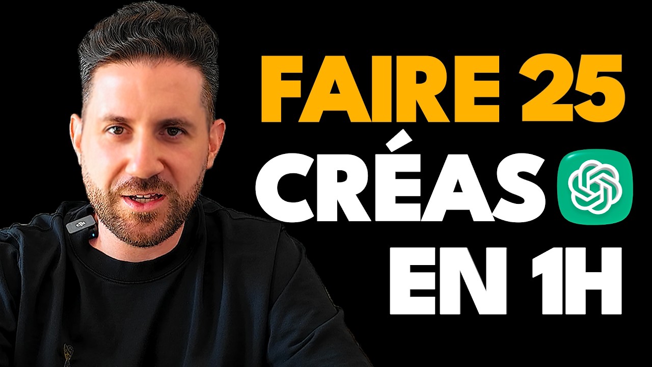 Comment je fais 25 créas ads en 1H (méthode complète avec IA)