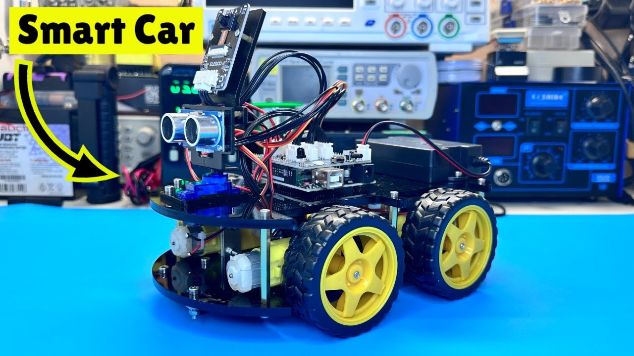 Создание умного автомобиля-робота Elegoo — проект робототехники Arduino