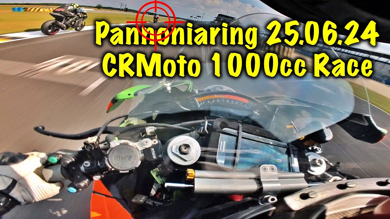 Pannoniaring Onboard | 1000cc Motorcycle Race @CR Moto | 25.06.24 | Best 1,58 | RaceCalendar
