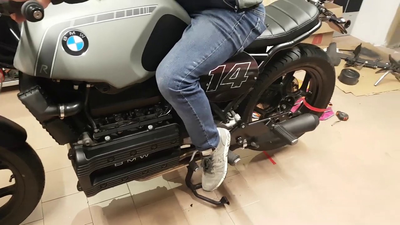 BMW K100, caff&egrave; racer build