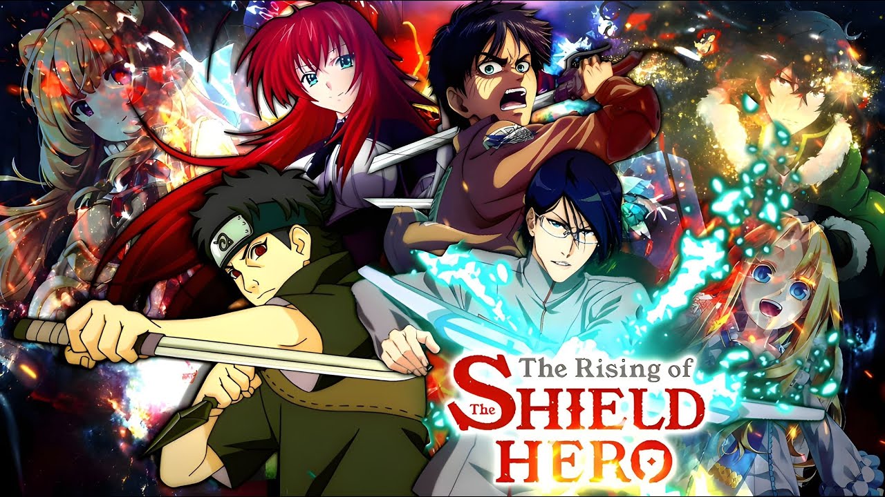 Uryu, Rias, Shisui y Eren en Tate no Yuusha Cap 1 FanFic