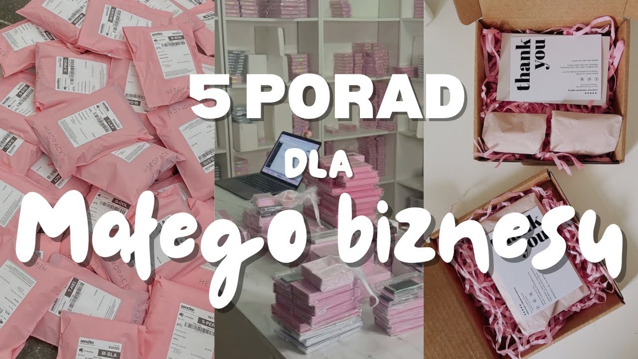 5 PORAD DLA MAŁEGO BIZNESU! 👈🏼💓