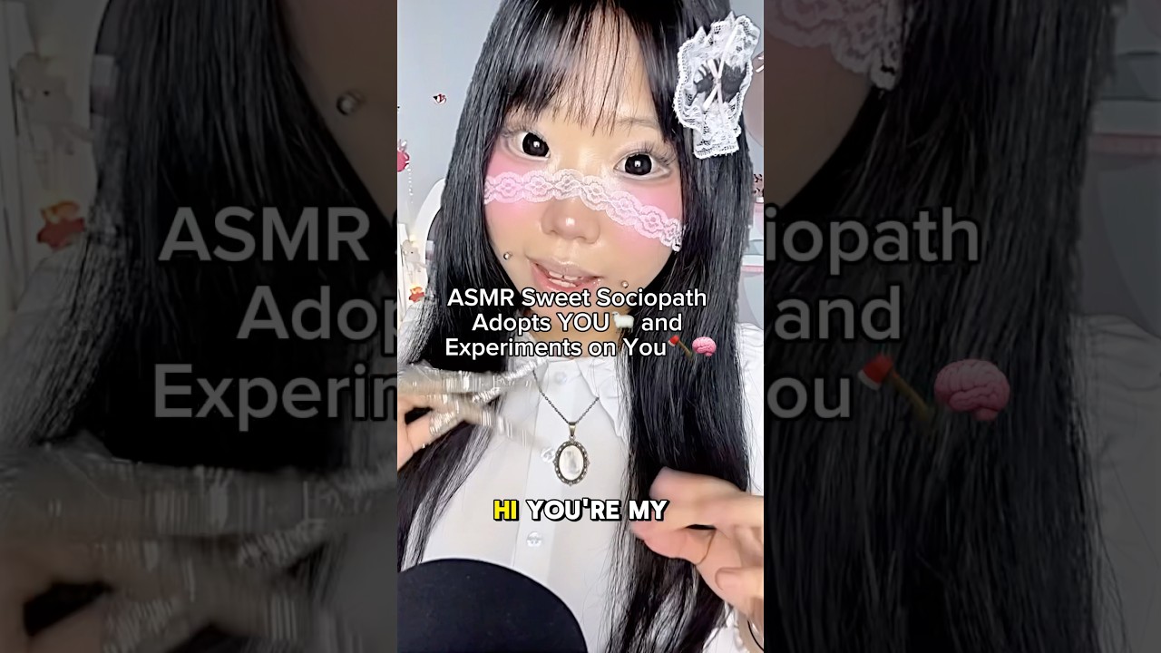 ASMR Sweet Sociopath Adopts YOU🐑 and Experiments on You🪓🧠 #horrorasmr #asmr #asmrsounds