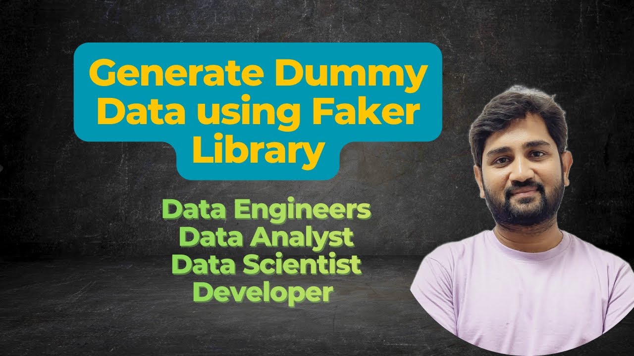 Генерация фиктивных данных с помощью библиотеки Faker для проектов | #faker #python #dataengineer...