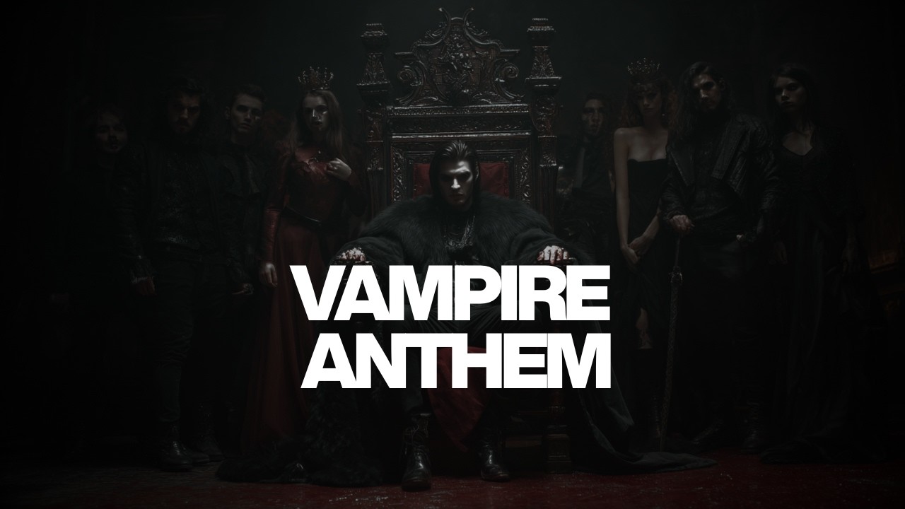 Darkwave Gothic Metal Vampire Song 🩸 Throne of the Night (Official Lyric Video)