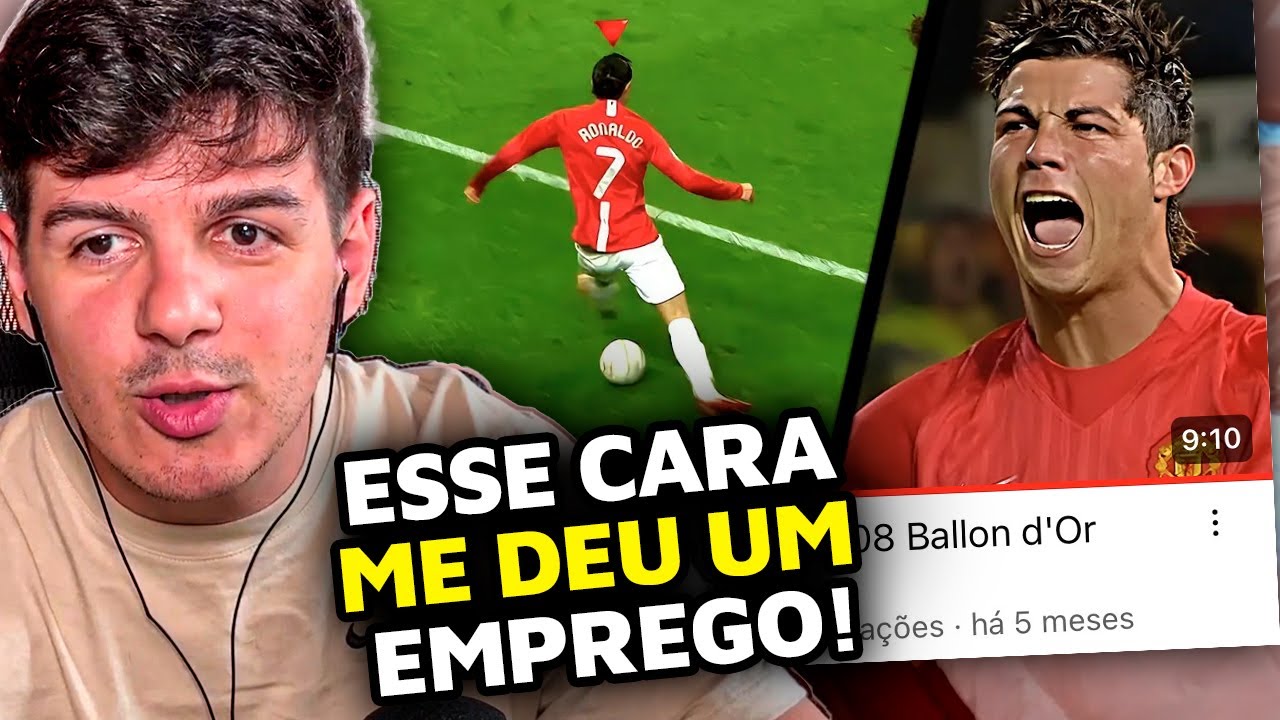 CRISTIANO RONALDO VERSÃO BOLA DE OURO 2008! wardi REACT