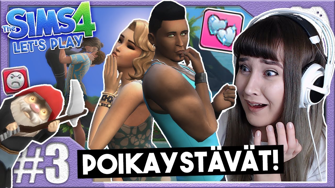 Tontut koittaa tappaa mut!! D: & hankitaan poikayst&auml;v&auml;t | THE SIMS 4 SUOMI LET'S PLAY #3