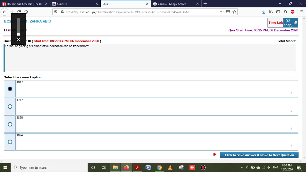 edu604 quiz1