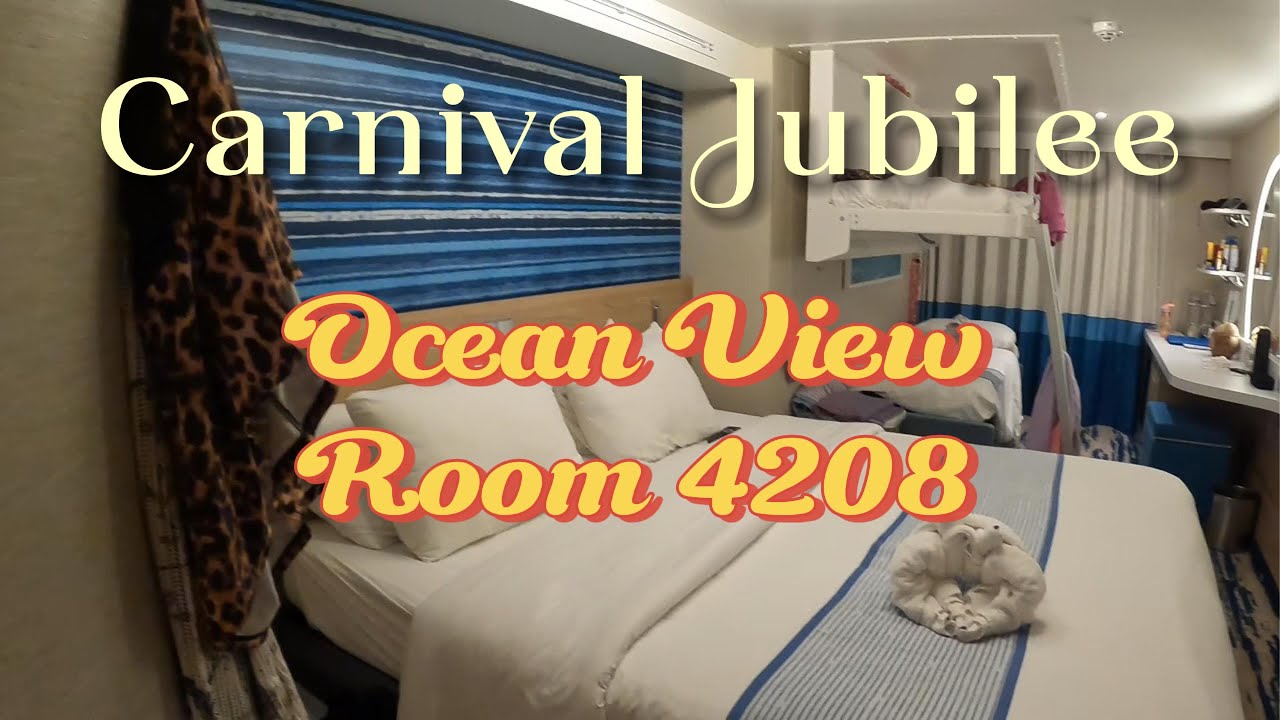 Экскурсия по номеру с видом на океан Carnival Jubilee 4208