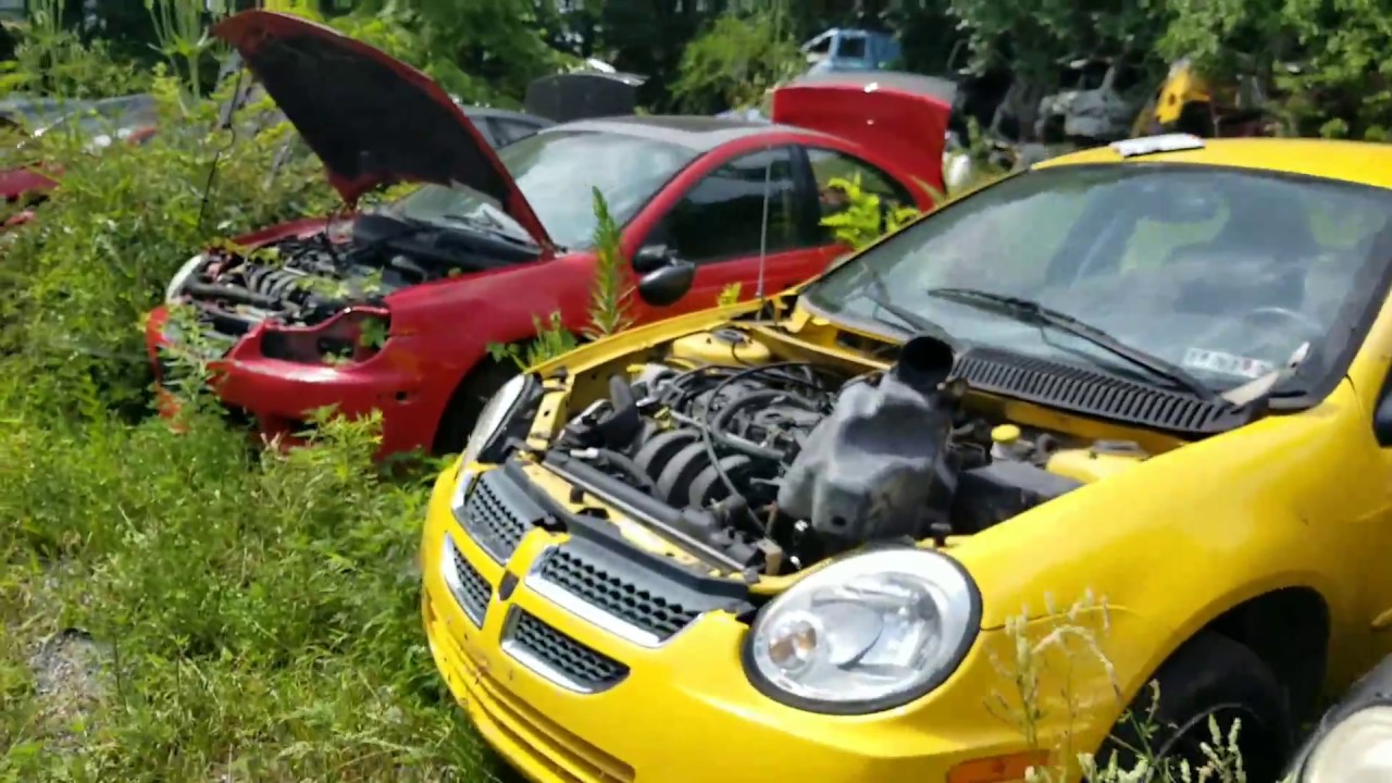 FINDING RARE NEON PARTS AT THE JUNKYARD!(ALUMINUM)