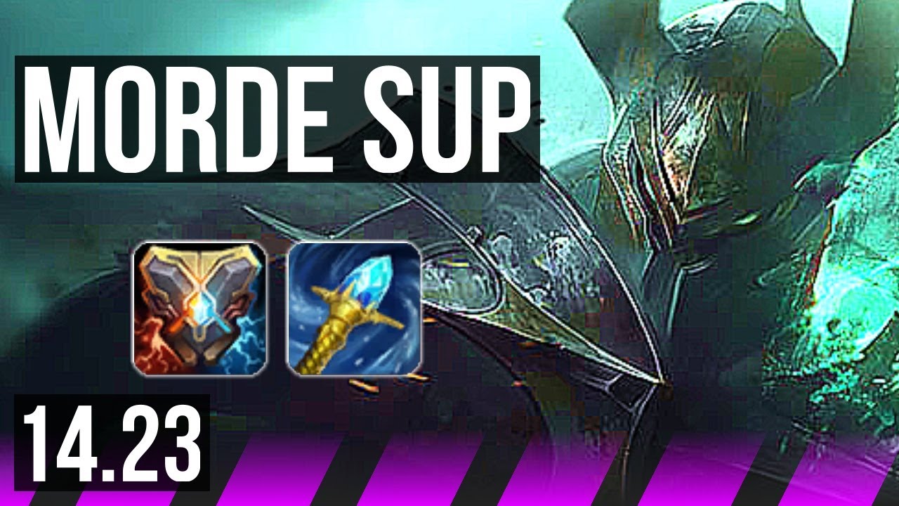 MORDEKAISER & Ezreal vs RENATA GLASC & Varus (SUP) | KR Master | 14.23