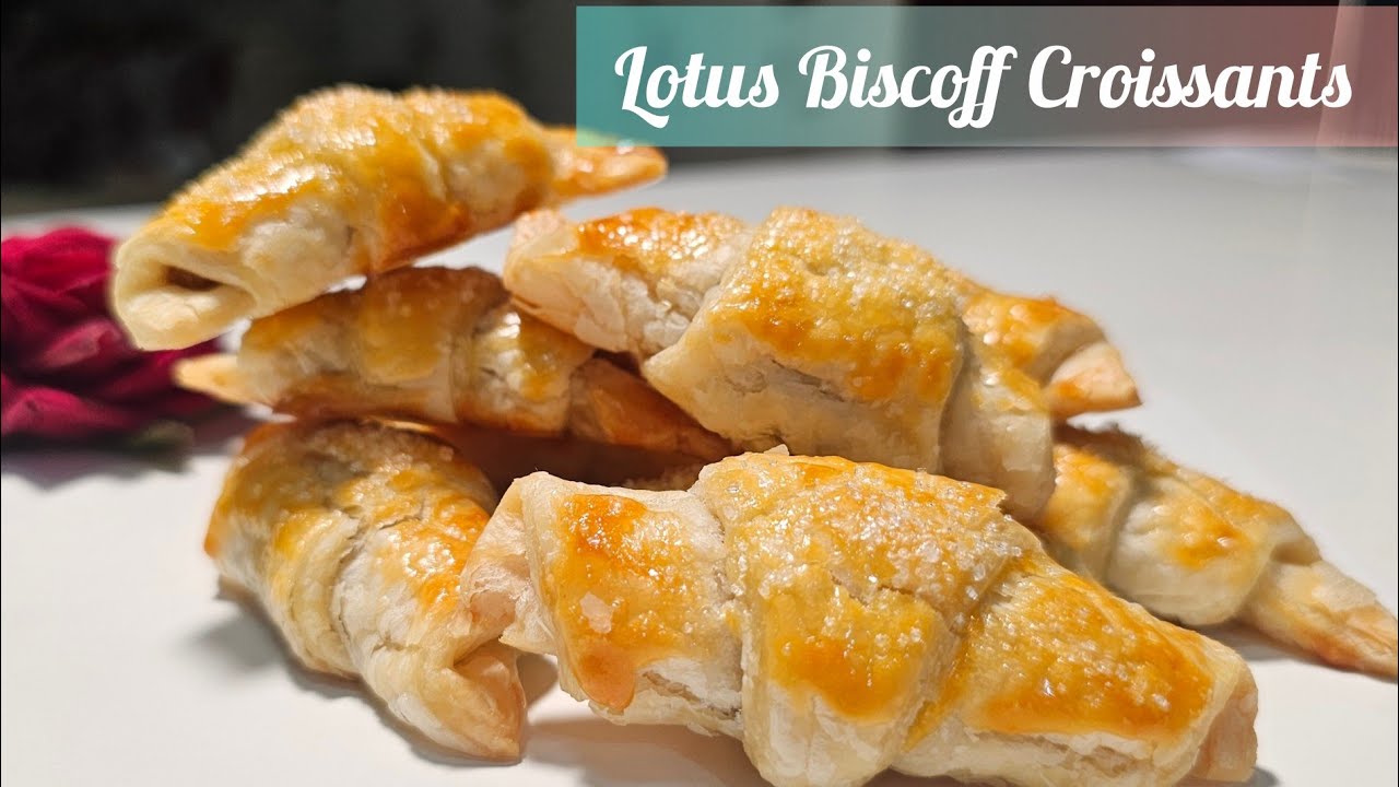 Try This Method & You’ll Be Addicted to Making It at Home |Flaky Croissants with Lotus Biscoff Cream