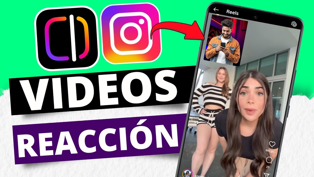 Cómo hacer VIDEOS REACCIONES en INSTAGRAM desde CELULAR 2025 ✅