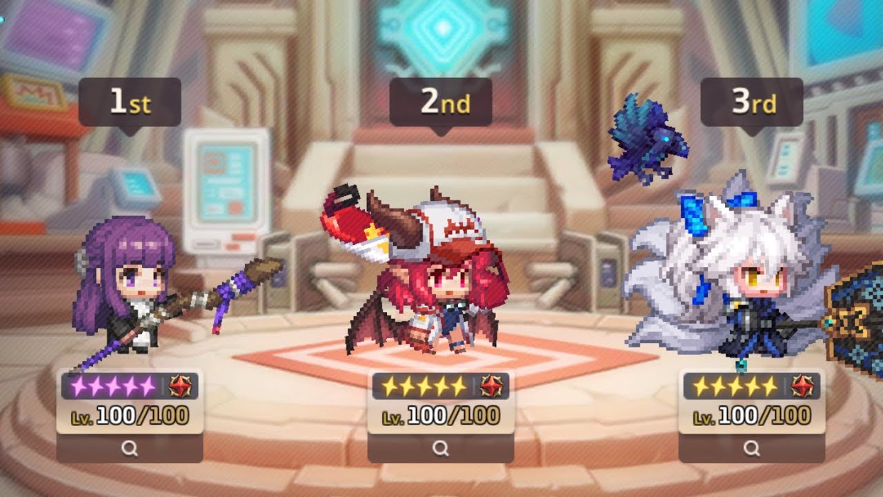 Guardian Tales - Arena: Fern Yuze Garam (EX2) - Refugee Colosseum - Day 4