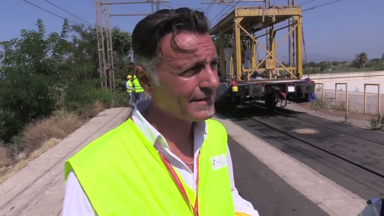 Nel cantiere ferroviario sulla Napoli-Roma