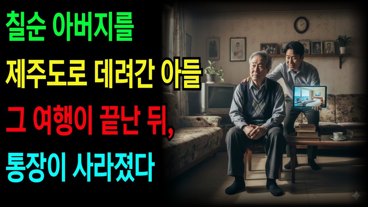 [연속재생]칠순 아버지를 제주도로 데려간 아들… 그 여행이 끝난 뒤, 통장이 사라졌다 #시니어 #오디오북