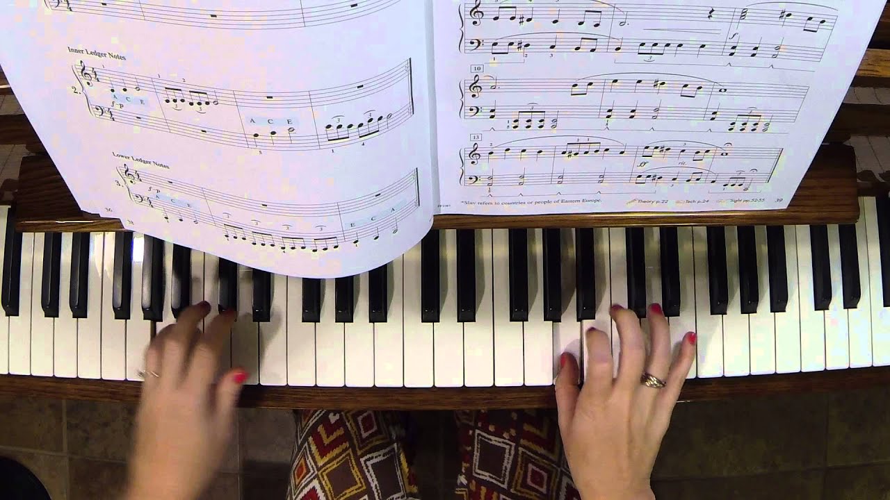 March Slav- Piano Adventures/3A/Lesson Book