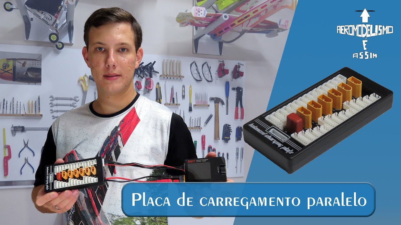 Carregue várias baterias com um carregador | Placa de carregamento paralelo