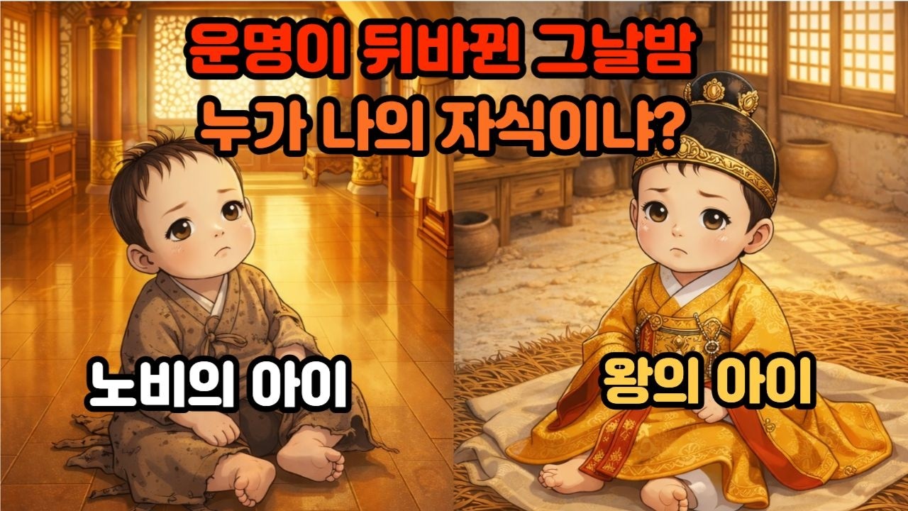 비오는밤 운명이 뒤바뀐 두 아이들의 인생