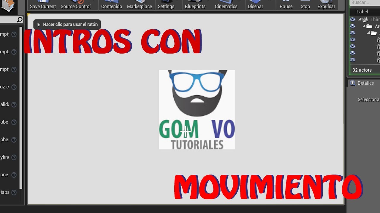 Unreal Engine 4: Intro / trailer con movimiento (español)