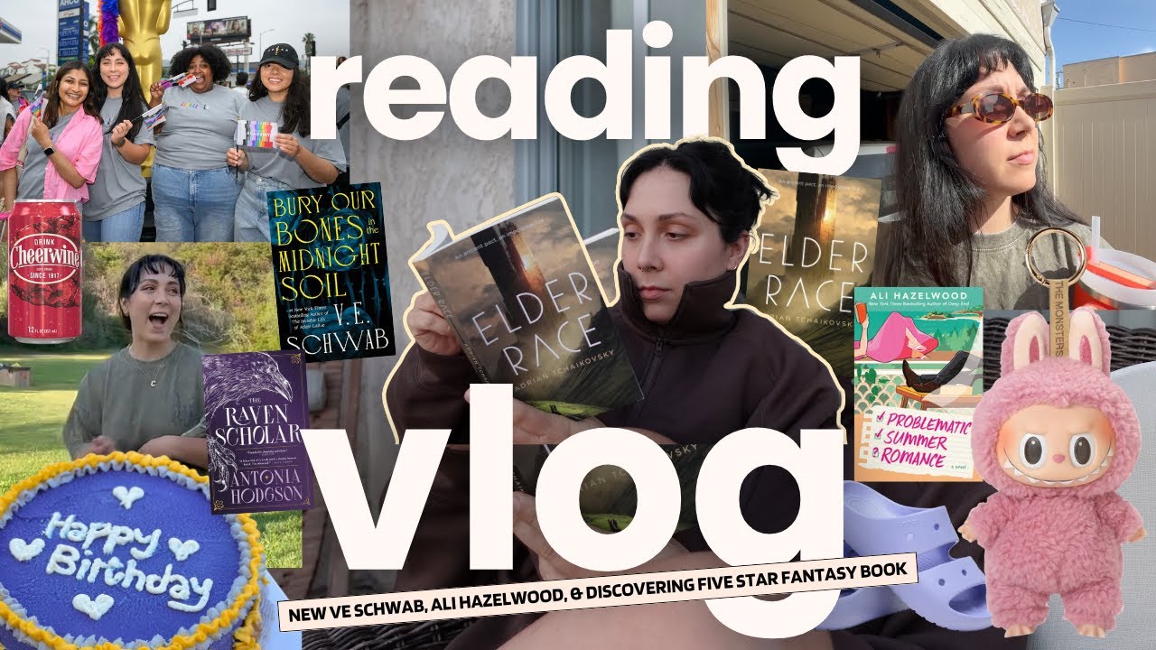 finding a five star fantasy ⭐️🐉 june reading vlog with new favs