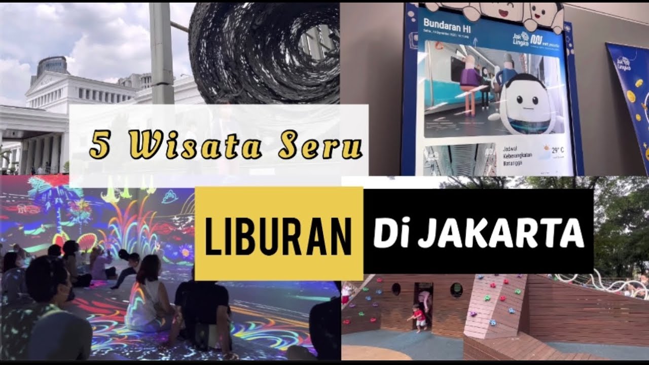 5 Wisata SERU di JAKARTA || Liburan Keluarga || Liburan Anak-Anak