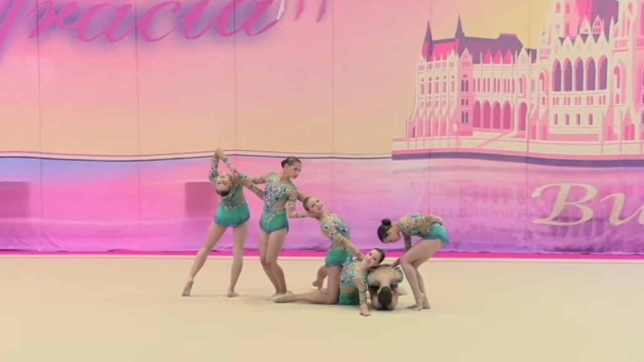 SILFIDA FIERO BEL 10-12 ТУРНИР PANNON CUP #эстетическаягимнастика #aestheticgroupgymnastics 