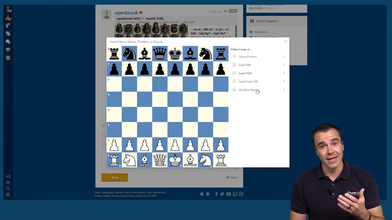 Sharing Your Games on Chesscom