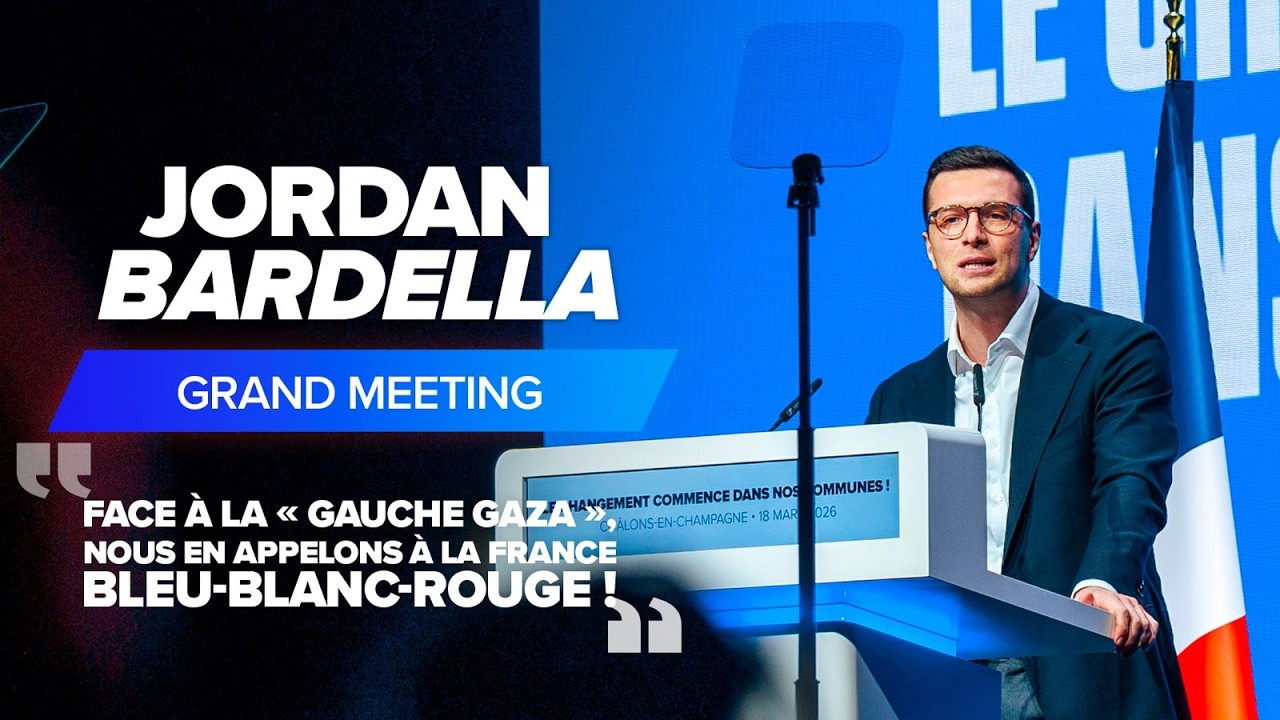 Jordan Bardella - « Face à la « gauche Gaza », nous en appelons à la France bleu-blanc-rouge ! »
