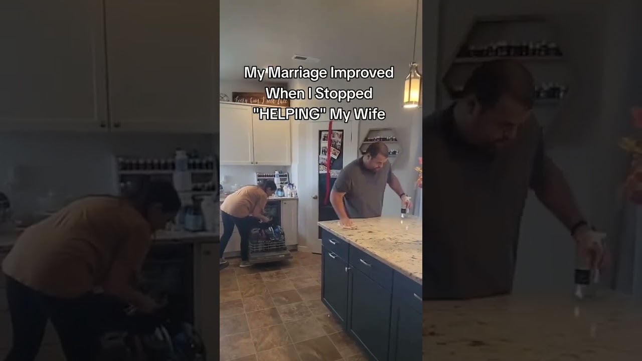 If you do chores in the house, it's not helping your wife. You live there too. It's also your mess.
